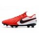 Botas de Fútbol Nike Tiempo Legend 8 Elite FG Rojo Blanco Negro