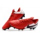 Botas de Fútbol Nike Tiempo Legend 8 Elite FG Rojo Blanco Negro