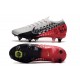 Nike Mercurial Vapor 13 Elite SG-PRO Anti-Clog Traction Neymar Cromado Negro Rojo Platino