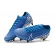 Nike Mercurial Vapor 13 Elite SG-PRO Anti-Clog Traction Azul Blanco