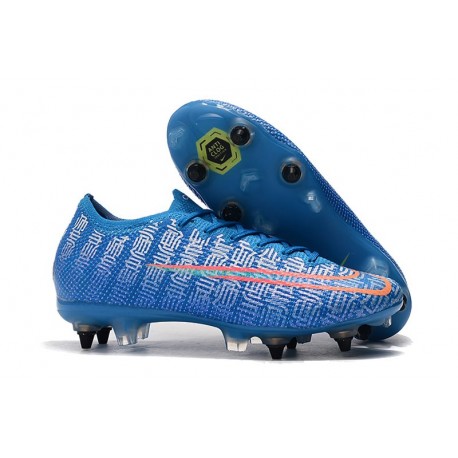 Nike Mercurial Vapor 13 Elite SG-PRO Anti-Clog Traction Azul Rojo