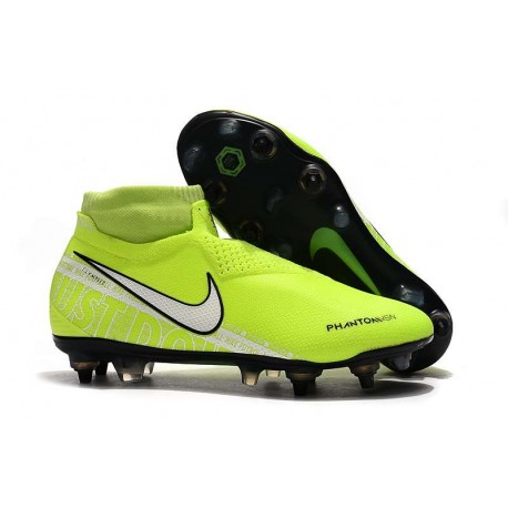 Nike Phantom Vision Elite DF SG-Pro AC Amarillo Fluorescente Blanco