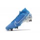 Nike Mercurial Superfly 7 Elite SG-PRO Anti-Clog New Lights Azul Blanco