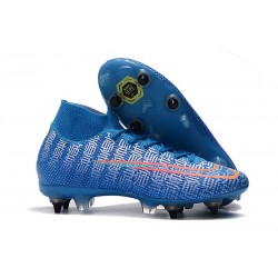 Nike Mercurial Superfly 7 Elite SG-PRO Anti-Clog Azul Rojo