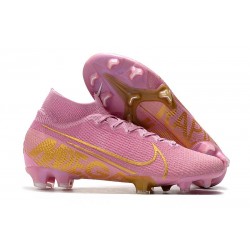 Zapatillas Nike Mercurial Superfly VII Elite SE FG Rosa Oro