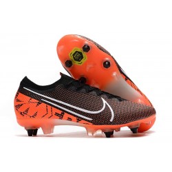 Nike Mercurial Vapor 13 Elite SG-PRO Anti-Clog Negro Blanco Crimson