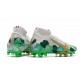 Nike Mercurial-Superfly VII Elite AG-PRO Mbappe Gris Dorado Metalizado Verde