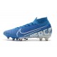 Nike Mercurial-Superfly VII Elite AG-PRO New Lights Azul Blanco
