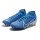 Nike Mercurial-Superfly VII Elite AG-PRO New Lights Azul Blanco