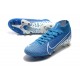 Nike Mercurial-Superfly VII Elite AG-PRO New Lights Azul Blanco