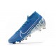 Nike Mercurial-Superfly VII Elite AG-PRO New Lights Azul Blanco