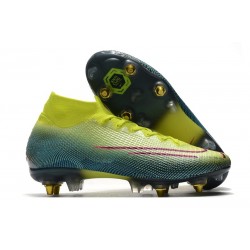 Nike Mercurial Superfly 7 Elite SG-PRO Lemon Venom Negro Verde