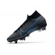 Nike Mercurial Superfly 7 Elite SG-PRO Anti-Clog Negro Azul