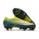 Nike Mercurial Vapor 13 Elite SG-PRO Anti-Clog Lemon Venom Negro Verde