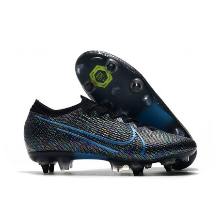 Nike Mercurial Vapor 13 Elite SG-PRO Anti-Clog Traction Negro Azul