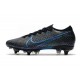 Nike Mercurial Vapor 13 Elite SG-PRO Anti-Clog Traction Negro Azul