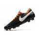 Botas de Fútbol Nike Tiempo Legend 8 Elite FG Negro Blanco Naranja