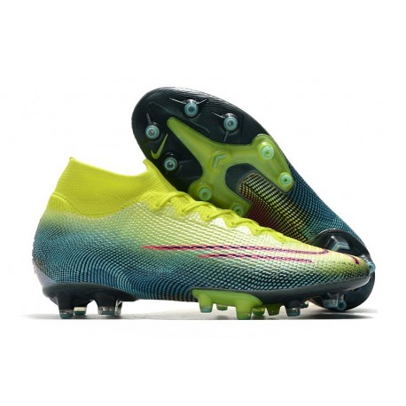 Nike Mercurial-Superfly VII Elite AG-PRO Lemon Venom Negro Verde