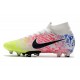 Nike Mercurial-Superfly VII Elite AG-PRO Neymar Blanco Negro Azul Volt