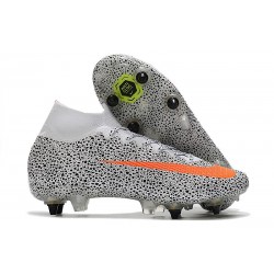 Nike Mercurial Superfly VII Elite SG AC CR7 Blanco Total Naranja Negro