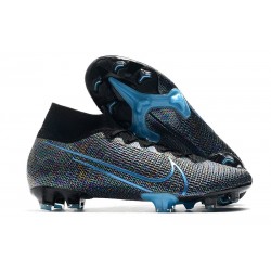 Nike Botas de Futbol Mercurial Superfly 7 Elite FG Wavelength Negro Azul