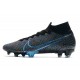 Nike Botas de Futbol Mercurial Superfly 7 Elite FG Wavelength Negro Azul