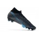 Nike Botas de Futbol Mercurial Superfly 7 Elite FG Wavelength Negro Azul