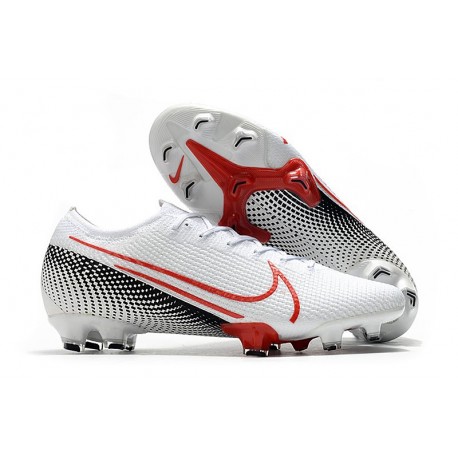 Nike Mercurial Vapor 13 Elite FG LAB2 - Blanco Carmesí láser Negro