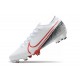 Nike Mercurial Vapor 13 Elite FG LAB2 - Blanco Carmesí láser Negro