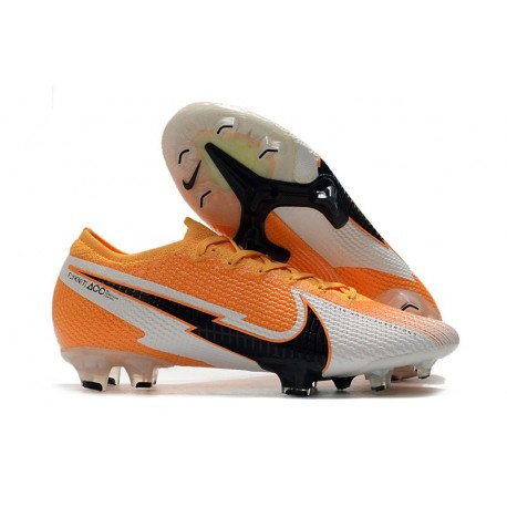 Nike Bota Mercurial Vapor XIII Elite FG Láser Naranja Negro Blanco