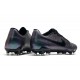 Tacón de Fútbol Nike Phantom Vnm Elite FG Negro Azul Láser Antracita