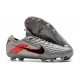 Nike Zapatilla Tiempo Legend VIII Elite FG Gris Rojo Negro