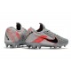 Nike Zapatilla Tiempo Legend VIII Elite FG Gris Rojo Negro