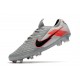 Nike Zapatilla Tiempo Legend VIII Elite FG Gris Rojo Negro
