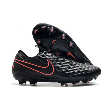 Nike Zapatilla Tiempo Legend VIII Elite FG Negro Rosa
