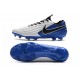 Nike Zapatilla Tiempo Legend VIII Elite FG Blanco Azul Negro