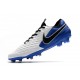Nike Zapatilla Tiempo Legend VIII Elite FG Blanco Azul Negro