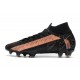 Nike Mercurial Superfly VII Elite DF FG Negro Rosa