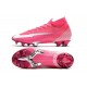 Nike Mercurial Superfly VII Elite DF FG x Mbappé Rosa Blanco Negro