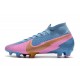 Nike Mercurial Superfly VII Elite DF FG Azul Rosa Oro