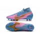 Nike Mercurial Superfly VII Elite DF FG Azul Rosa Oro