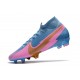Nike Mercurial Superfly VII Elite DF FG Azul Rosa Oro