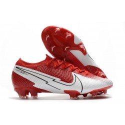 Nike Bota Mercurial Vapor XIII Elite FG Rojo Blanco