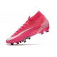 Zapatos Nike Mercurial-Superfly 7 Elite AG x Mbappé Rosa Blanco Negro