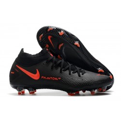 Nike Phantom GT Elite DF FG Negro Rojo Chile Gris humo oscuro