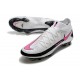 Botas de fútbol Nike Phantom GT Elite DF FG Blanco Rosa Negro