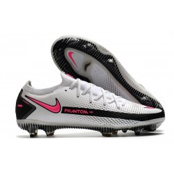 Zapatilla de Futbol Nike Phantom GT Elite FG Blanco Rosa Negro