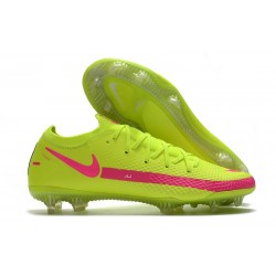 Zapatilla de Futbol Nike Phantom GT Elite FG Verde Rosa
