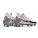Botas de fútbol Nike Phantom GT Elite DF FG Blanco Negro Rojo Oro