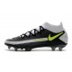 Botas de fútbol Nike Phantom GT Elite DF FG Negro Gris